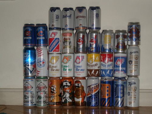 Baseball beer can choice - can,