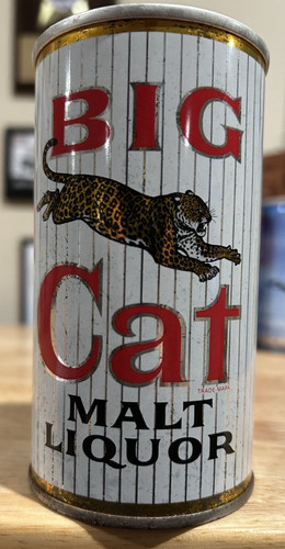Big cat malt liquor - big,
